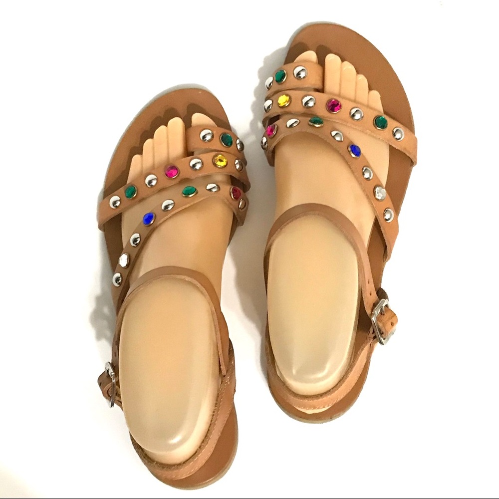 Steve Madden Sunset Sandals Toe Ring Embellished - image 3